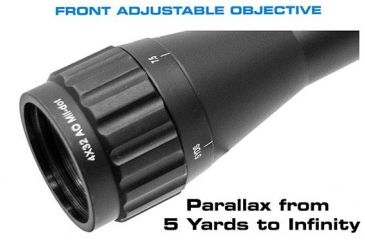 Image of Leapers UTG 4X32 1in. True Hunter Scope, AO, TF2+, Airgun Rings, _x000D_ SCP-U432AODT2