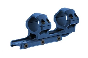 Image of Leapers UTG Accu-Sync 1in Medium Profile 34mm Offset Pic. Rings, Blue Anodize AIR11834AB