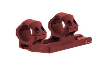 Image of Leapers UTG Accu-Sync 1in Medium Profile 34mm Offset Pic. Rings, Red Anodize AIR11834AR