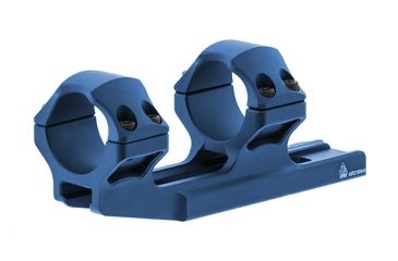 Image of Leapers UTG Accu-Sync 30mm Medium Profile 34mm Offset Pic. Rings, Blue Anodize AIR31834AB