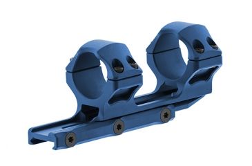 Image of Leapers UTG Accu-Sync 30mm Medium Profile 34mm Offset Pic. Rings, Blue Anodize AIR31834AB