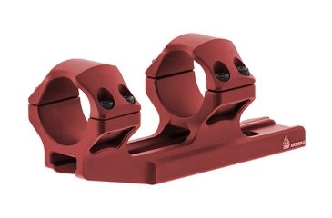Image of Leapers UTG Accu-Sync 30mm Medium Profile 34mm Offset Pic. Rings, Red Anodize AIR31834AR
