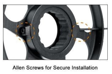 Image of Leapers UTG Add-on Index Wheel for Side Wheel AO Scope, 60mm, _x000D_ SCP-SW060B