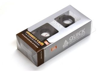 Image of Leapers UTG Max Strength .22 / Airgun Quick Detach Tensioned Stop Scope Rings RQ2D1156