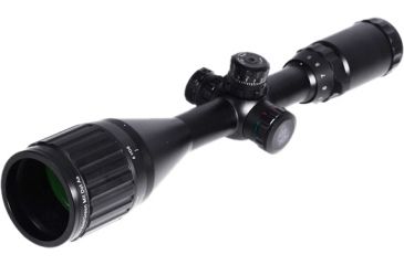 Image of Leapers UTG 1in 3-9x50mm AO Mil-dot RGB Zero Locking/Resetting Scope w/RGPM-25H4 Airgun Rings SCP-U395AOLD