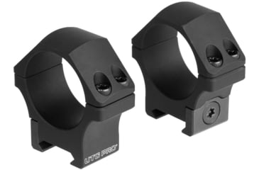 Image of Leapers UTG P.O.I 34 mm Picatinny Scope Rings, Low Profile, Black, RWU013408