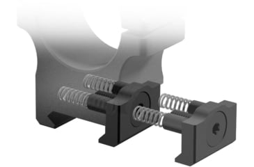Image of Leapers UTG P.O.I 34 mm Picatinny Scope Rings, Low Profile, Black, RWU013408