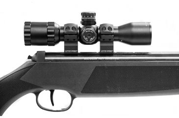 Image of Leapers UTG PRO 1in/2PCs Medium Profile P.O.I Dovetail Rings, Black RDU012515