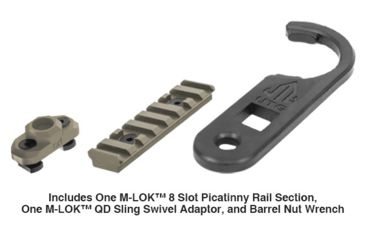 Image of Leapers UTG PRO M-LOK AR15 Free Float Handguard, 15in, Flat Dark Earth Cerakote, MTU019SSMD