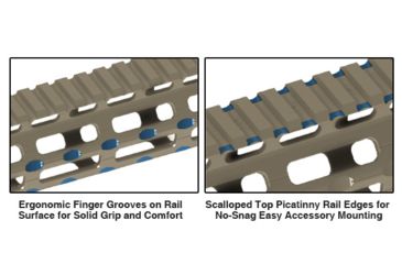 Image of Leapers UTG PRO M-LOK AR15 Free Float Handguard, 15in, Flat Dark Earth Cerakote, MTU019SSMD