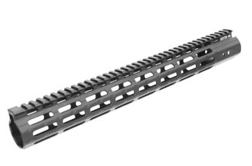 Image of Leapers UTG PRO M-LOK AR15 Free Float Handguard, 15in, Super Slim, Black, MTU019SSM