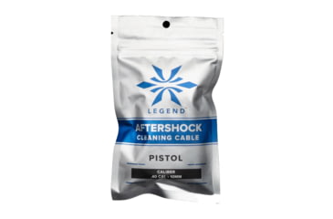 Image of Legend Outdoor Gear Aftershock Cleaning Cable, Fits 10MM/40 Caliber Pistols, Green and Black, AS-CC-40