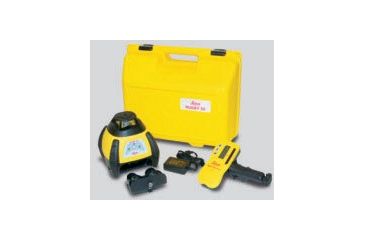 Image of Leica Geosystems 6000735 Rugby 50 GC Construction Laser Package: Rod-Eye Mini, Alkaline Batteries