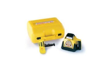 Image of Leica Geosystems Rugby 100 Distance Surveying General Construction Laser Package w/ Rod-Eye Mini Sensor &amp; Alkaline Batteries 731094