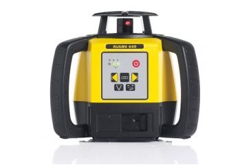 Image of Leica Geosystems Rugby 640, Rotary Laser, Self Levelling, Horizontal, Vertical, 90 Degree, Manual Slope Dual Axis, Yellow/Black 6008620