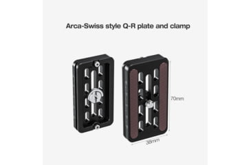 Image of Leofoto LM-324CL&amp;LH-55LR X Version Tripod w/ 75mm Bowl&amp;Platform w/ LH Ballhead Set, Black, LM-324CLX+LH-55LR