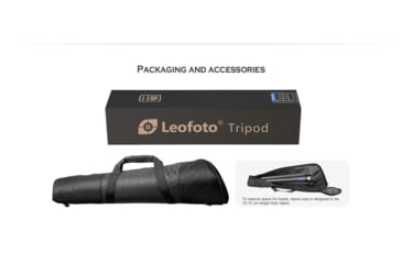 Image of Leofoto LM-403C X Version Tripod w/ 75mm Bowl/Platform, Black, LM-403CX