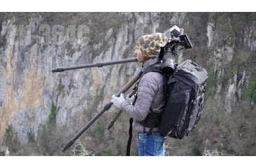 Image of Leofoto LN-364C Heavy Duty Tripod w/ 75mm Video Bowl/Platform &amp; Bag, Black, LN-364C