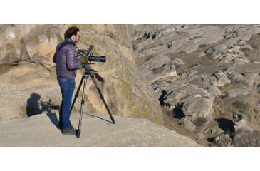 Image of Leofoto LN-404C Heavy Duty Tripod w/ 100mm Bowl/Platform &amp; Bag, Camo, LN-404C-CAMO