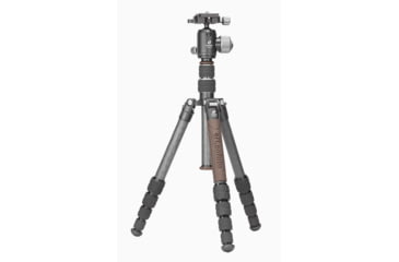 Image of Leofoto LX-225CT/XB-32Q Reversible Travel Tripod w/ Ball Head Set, Black, LX-225CT+XB-32Q