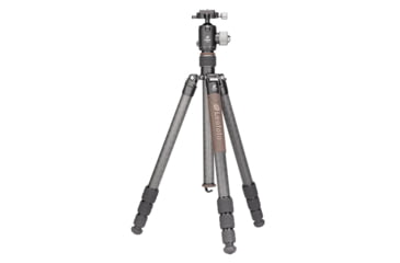 Image of Leofoto LX-284CT/XB-38 Reversible Travel Tripod w/ Ball Head Set, Black, LX-284CT+XB-38