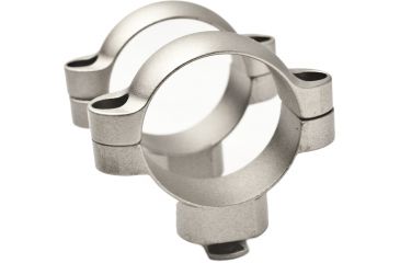 Image of Leupold Dual Dovetail DD Rings, Universal, 30 mm, High, Silver, Silver, 57314