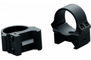 Image of Leupold PRW Weaver Style Rings, 1in, Med, Matte Black, 54149