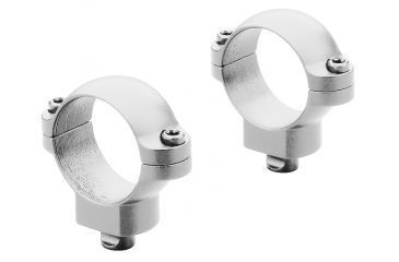 Image of Leupold Quick Release Rifle Scope Rings, 1in Diameter, Low, Silver, EDEMO1