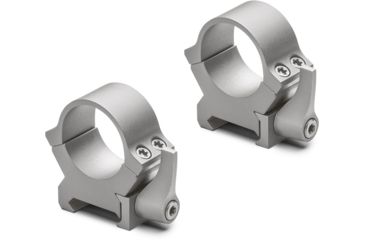 Image of Leupold Quick Release Weaver Style QRW2 Rings, 1 inch, Low, Silver, 174066