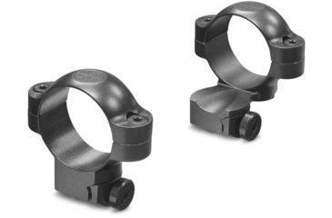 Image of Leupold Rifle Scope Mount Rings, 1in, Ruger #1 &amp; 77/22, High Extension, Matte Black 52307