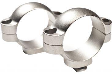 Image of Leupold Standard Rifle Scope Ring, 30mm, Medium, Silver, 52494