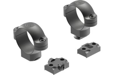 Image of Leupold STD Tikka T3/T3x 2-pc Base/1in Medium Rings, Matte, Black, 178560