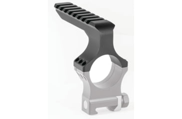 Image of NightForce Ruggedized Accessory Platform, Black, 34mm, 6 Screw w/Cradle, Full-Size, A427