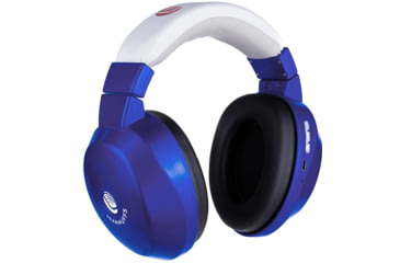 Image of Lucid Audio Bluetooth HearMuffs for Children, Blue, Adjustable, LA-KIDS-BT-BLUE