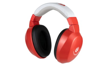 Image of Lucid Audio Bluetooth HearMuffs for Children, Red, Adjustable, LA-KIDS-BT-RED