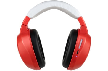 Image of Lucid Audio Bluetooth HearMuffs for Children, Red, Adjustable, LA-KIDS-BT-RED