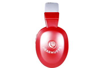 Image of Lucid Audio Bluetooth HearMuffs for Children, Red, Adjustable, LA-KIDS-BT-RED