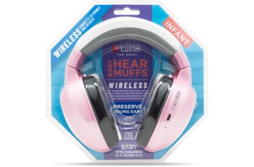 Image of Lucid Audio Bluetooth HearMuffs for Infant/Toddler, Pink, Adjustable, LA-INFANT-BT-PINK