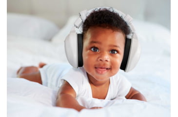 Image of Lucid Audio HearMuffs Baby Hearing Protection, White, LA-INFANT-PM-WH
