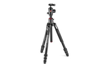 Image of Manfrotto Befree GT XPRO Aluminum Travel Tripod, Black, Medium, MKBFRA4GTXP-BUS