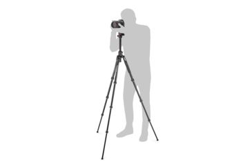 Image of Manfrotto Befree GT XPRO Aluminum Travel Tripod, Black, Medium, MKBFRA4GTXP-BUS