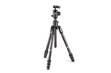 Image of Manfrotto Befree GT XPRO Carbon Fiber Travel Tripod, Black, Medium, MKBFRC4GTXP-BUS