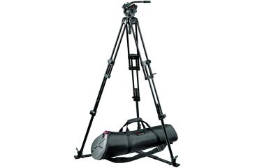 Image of Manfrotto Bogen Manfrotto 501HDV Pro Video Head + 525MVB Tripod + 520BALL + MBAG90P 501HDV-525PKIT