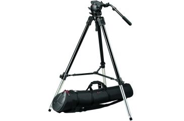 Image of Manfrotto Bogen Manfrotto 526 Pro Fluid Video Head+528XB Tripod+MBAG120P 526-528XBK