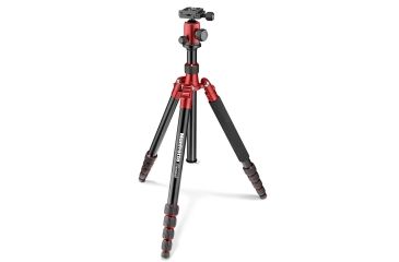 Image of Manfrotto Element Traveller Tripod Big with Ball Head, Red, MKELEB5RD-BH