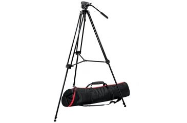 Image of Manfrotto KIT Video Telescopic Tripod Twin LEG 701HDVMVT502AM