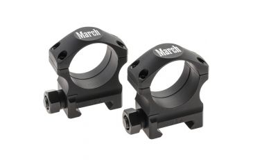 Image of Rifle Scope Rings 30mm 1.00&quot;, Black