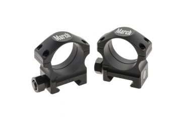 Image of Rifle Scope Rings 30mm .875&quot;, Black