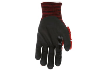 Image of MCR Safety Predator Mechanics Impact Resistant Work Gloves, Cut Resistant Kevlar Steel Shell, Tire Tread TPR on Back, Fingers, and Thumb, Black, Large, PD3952L