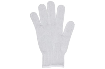 Image of MCR Safety Steelcore 2 7 Gauge Regular Weight Cut Resistant Work Gloves, Polyester Wrapped Stainless Steel, White, X - Small, 9350XS